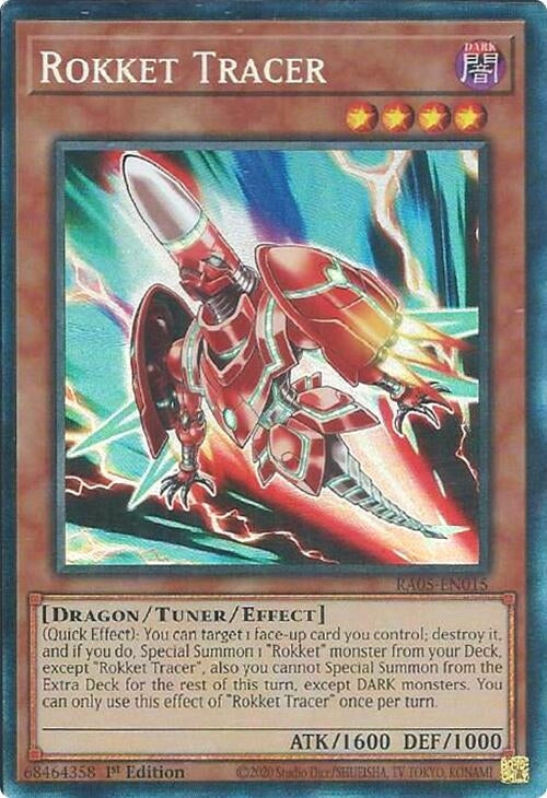 Rokket Tracer (Collector's Rare) (RA05-EN015) (Rarity Collection 5)