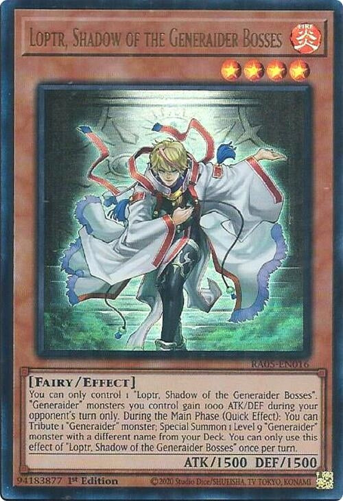 Loptr, Shadow of the Generaider Bosses (Ultra Rare) (RA05-EN016) (Rarity Collection 5)