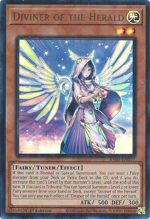 Diviner of the Herald (Ultra Rare) (RA05-EN017) (Rarity Collection 5)