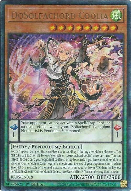 DoSolfachord Coolia (Ultimate Rare) (RA05-EN018) (Rarity Collection 5)