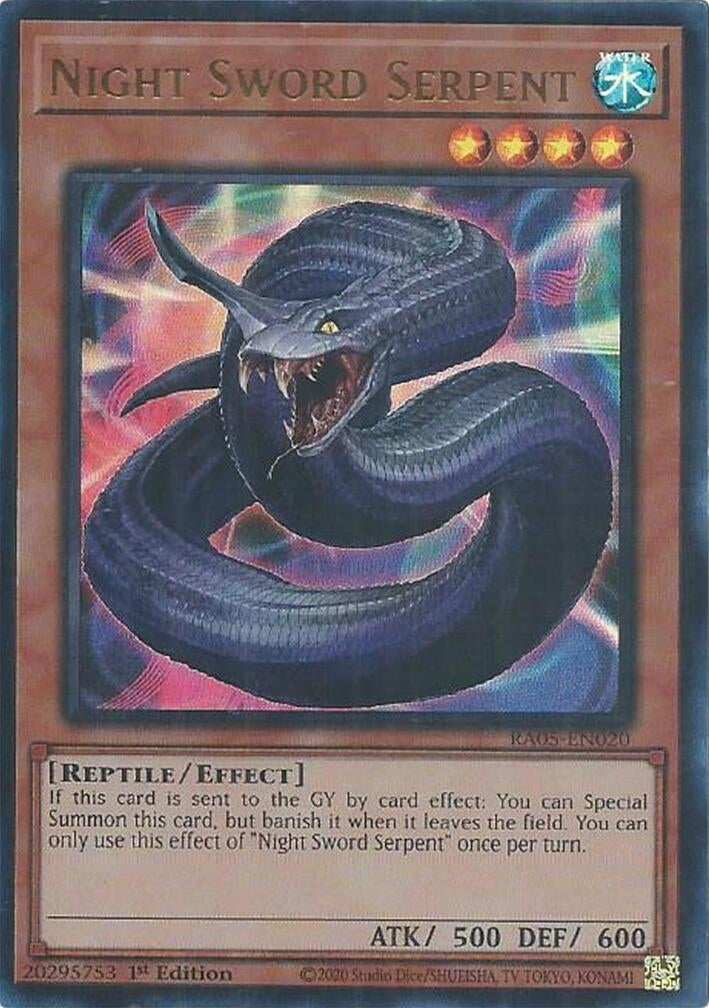 Night Sword Serpent (Ultra Rare) (RA05-EN020) (Rarity Collection 5)