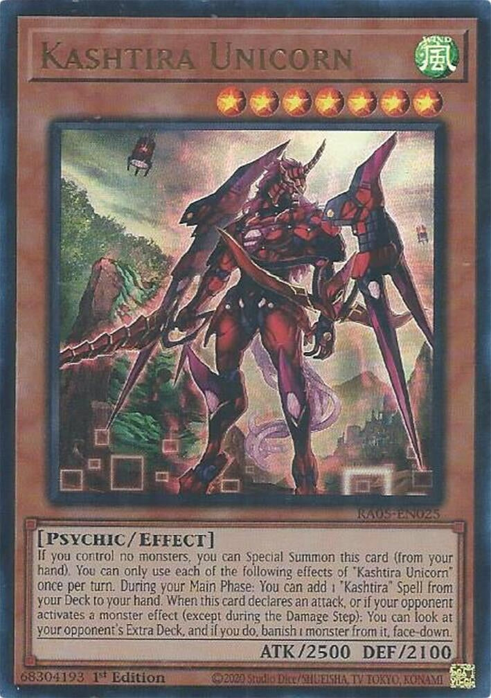 Kashtira Unicorn (Ultra Rare) (RA05-EN025) (Rarity Collection 5)