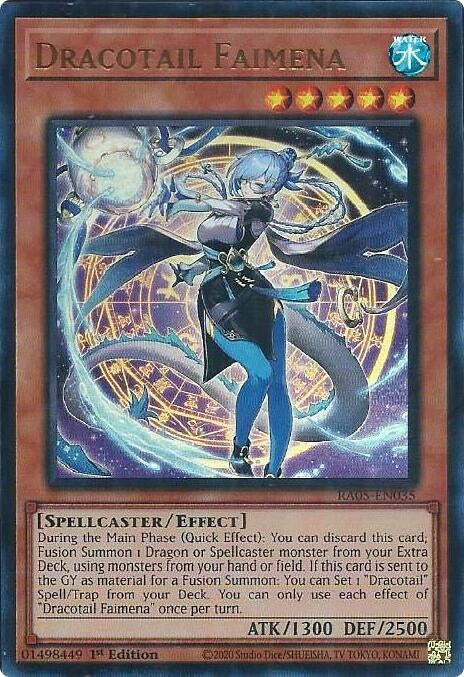 Dracotail Faimena (Ultra Rare) (RA05-EN035) (Rarity Collection 5)