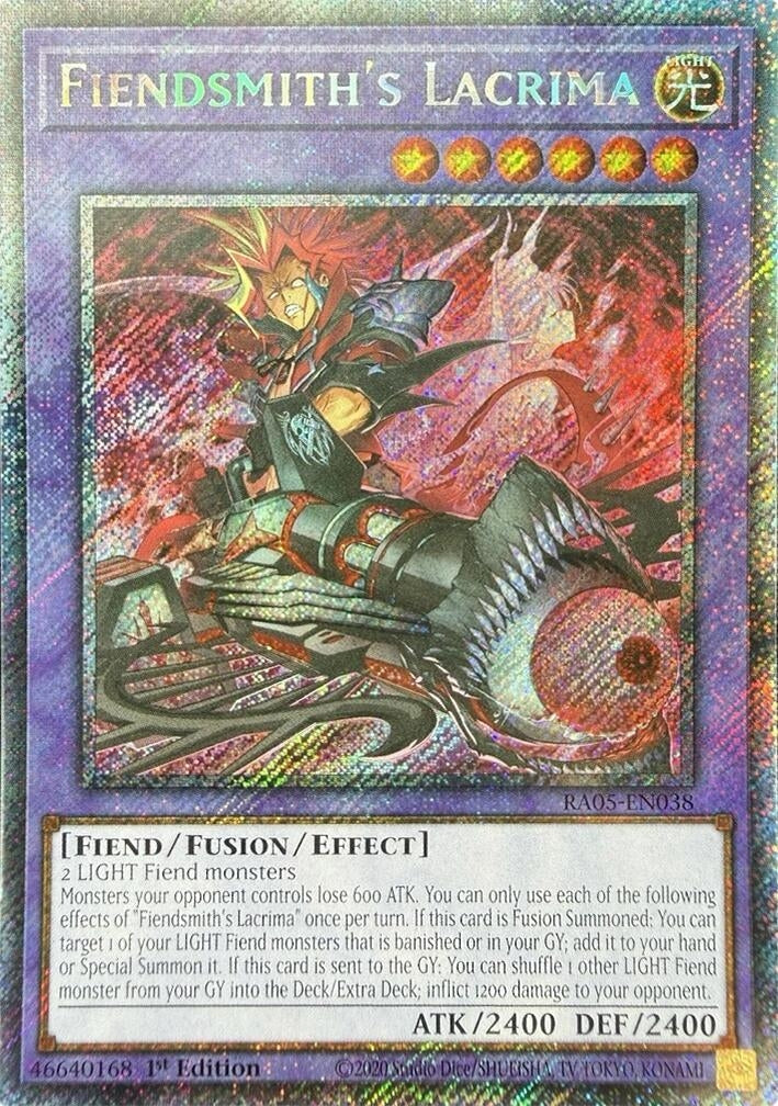 Fiendsmith's Lacrima (Platinum Secret Rare) (RA05-EN038) (Rarity Collection 5)