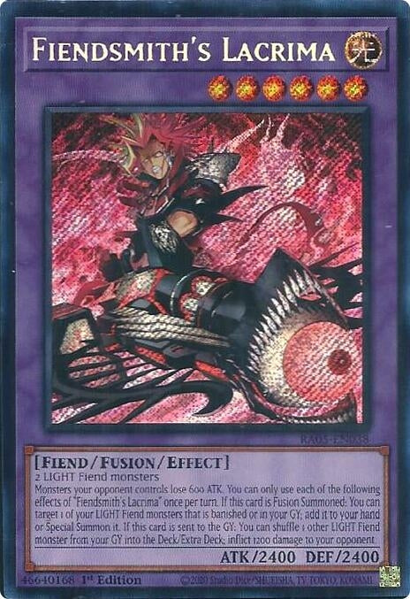 Fiendsmith's Lacrima (Secret Rare) (RA05-EN038) (Rarity Collection 5)