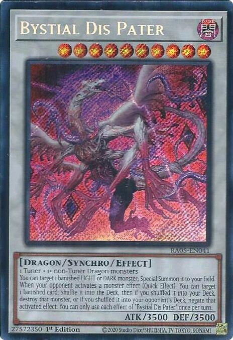 Bystial Dis Pater (Secret Rare) (RA05-EN041) (Rarity Collection 5)