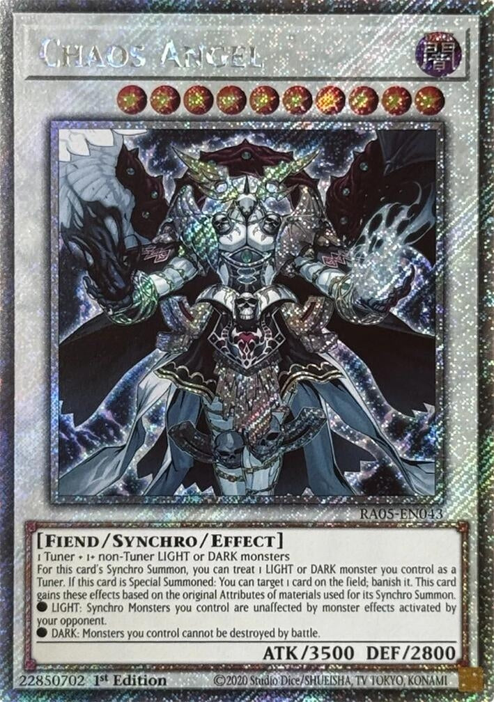 Chaos Angel (Platinum Secret Rare) (RA05-EN043) (Rarity Collection 5)