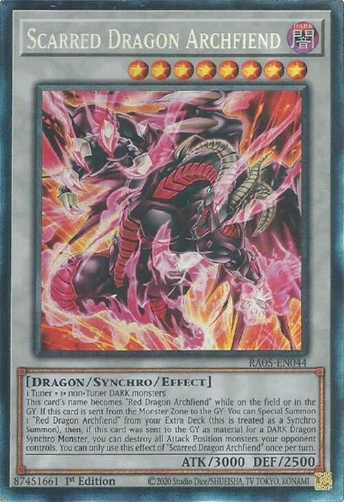 Scarred Dragon Archfiend (Collector's Rare) (RA05-EN044) (Rarity Collection 5)