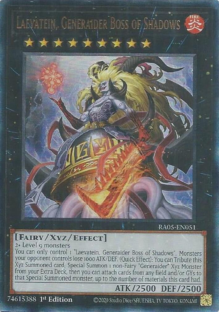Laevatein, Generaider Boss of Shadows (Ultimate Rare) (RA05-EN051) (Rarity Collection 5)
