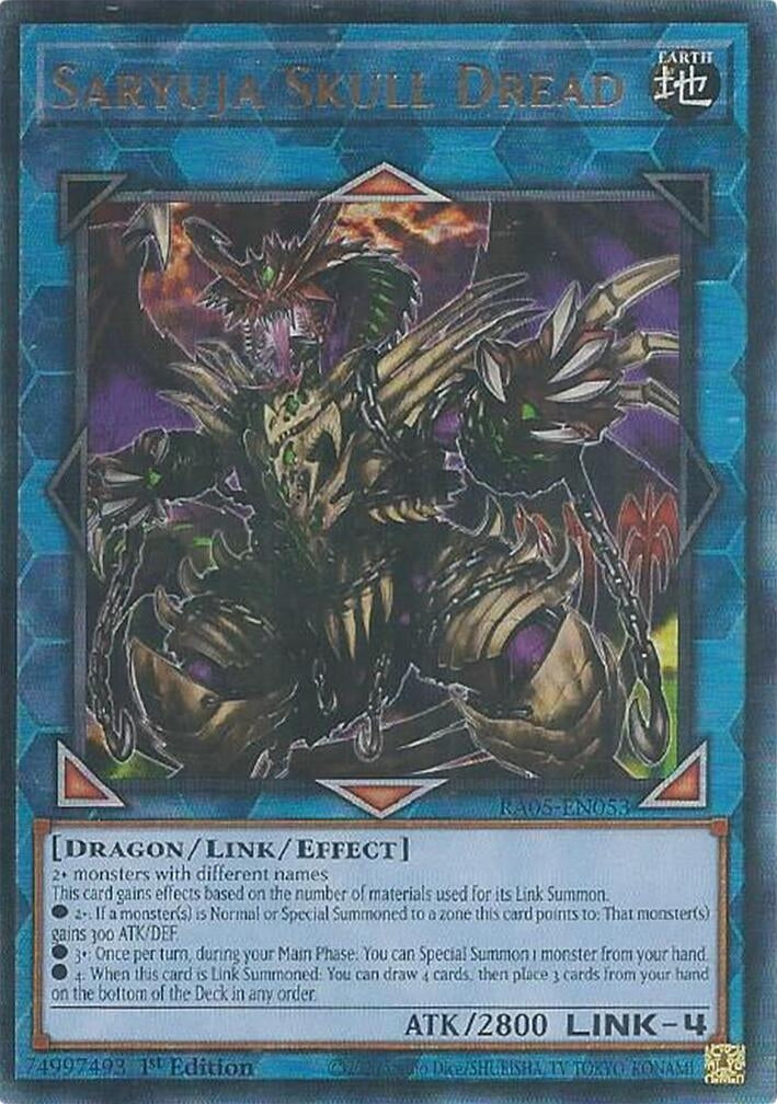 Saryuja Skull Dread (Ultimate Rare) (RA05-EN053) (Rarity Collection 5)