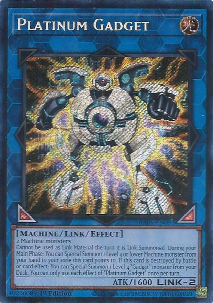 Platinum Gadget (Secret Rare) (RA05-EN054) (Rarity Collection 5)