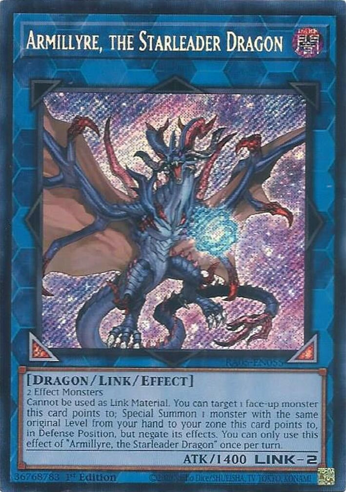 Armillyre, the Starleader Dragon (Secret Rare) (RA05-EN055) (Rarity Collection 5)