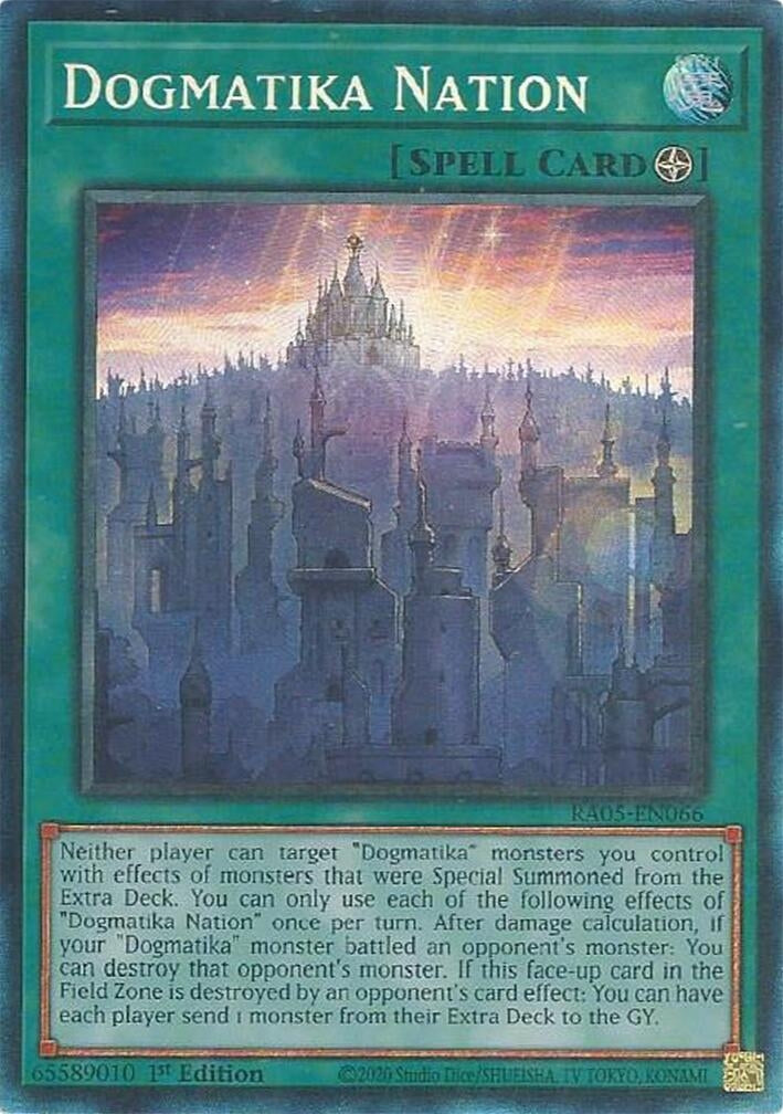 Dogmatika Nation (Collector's Rare) (RA05-EN066) (Rarity Collection 5)