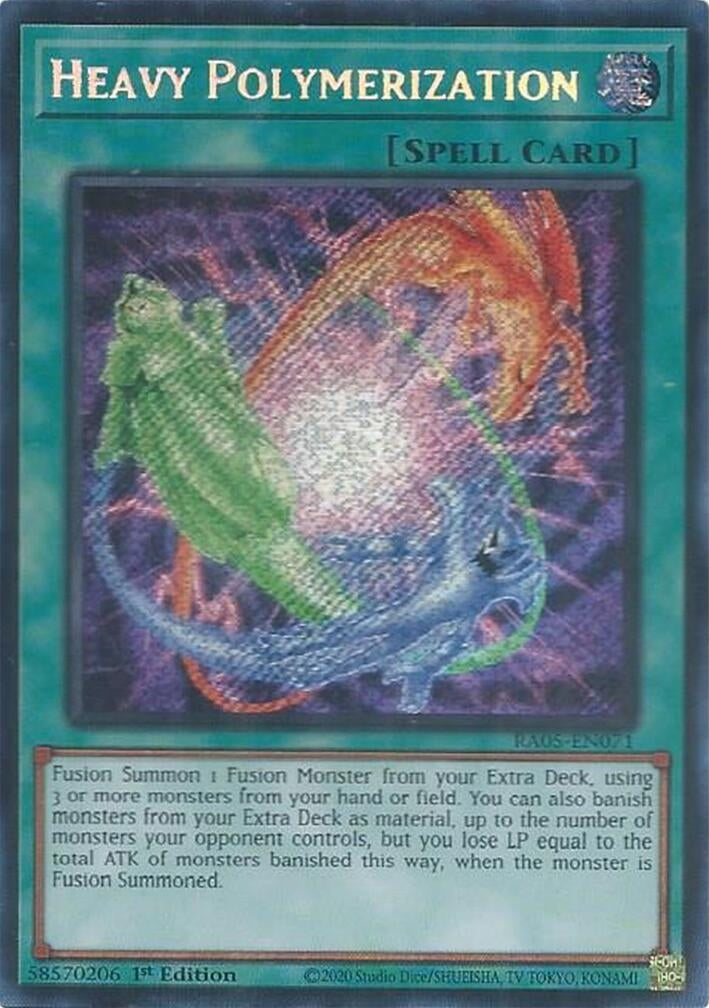 Heavy Polymerization (Secret Rare) (RA05-EN071) (Rarity Collection 5)
