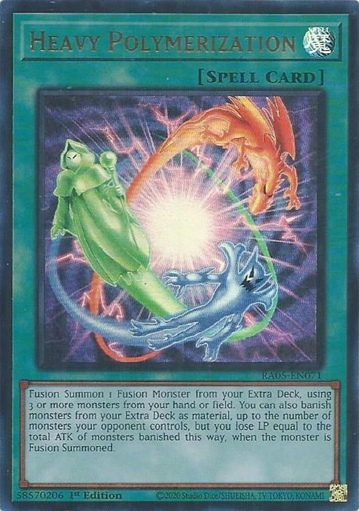 Heavy Polymerization (Ultra Rare) (RA05-EN071) (Rarity Collection 5)