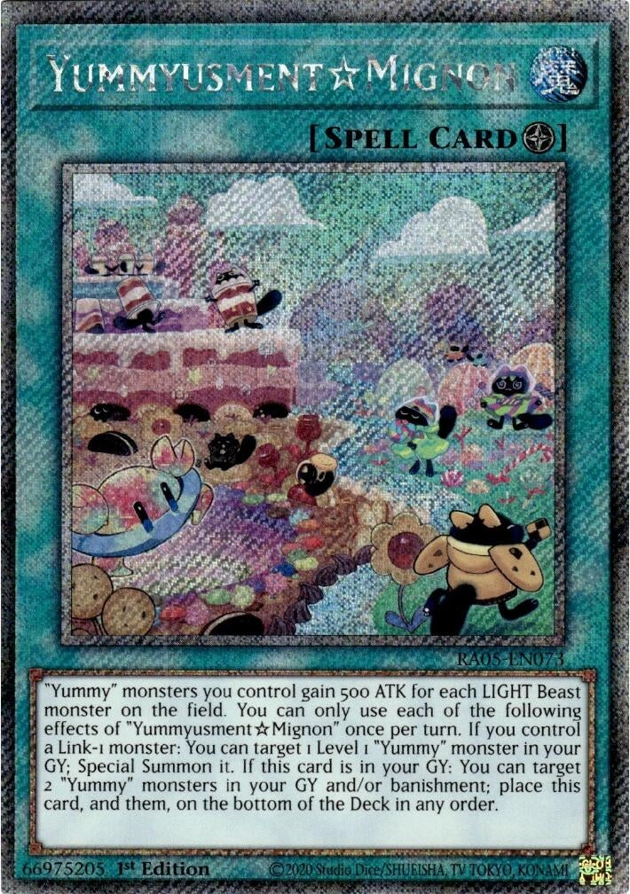 YummyusmentAcroquey (Platinum Secret Rare) (RA05-EN073) (Rarity Collection 5)