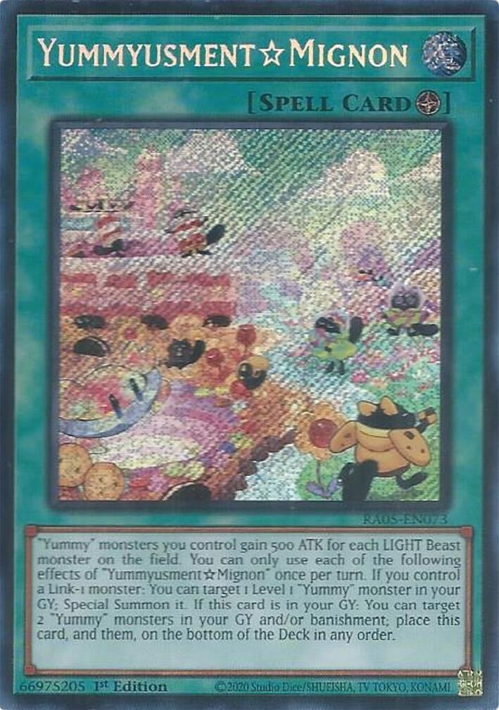 YummyusmentAcroquey (Secret Rare) (RA05-EN073) (Rarity Collection 5)