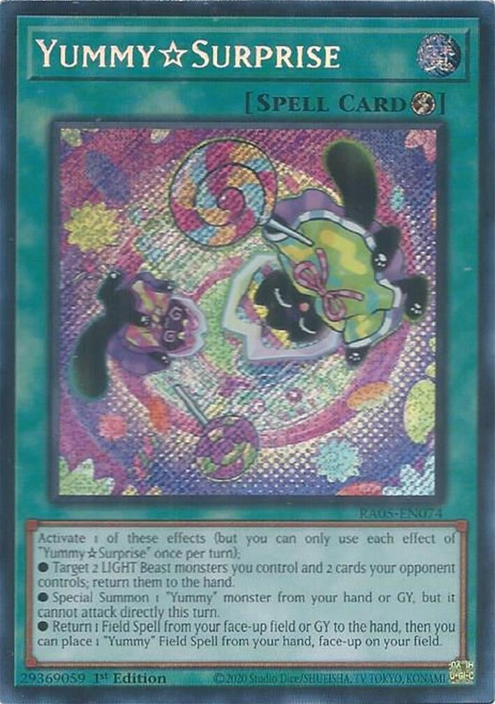 YummySurprise (Secret Rare) (RA05-EN074) (Rarity Collection 5)