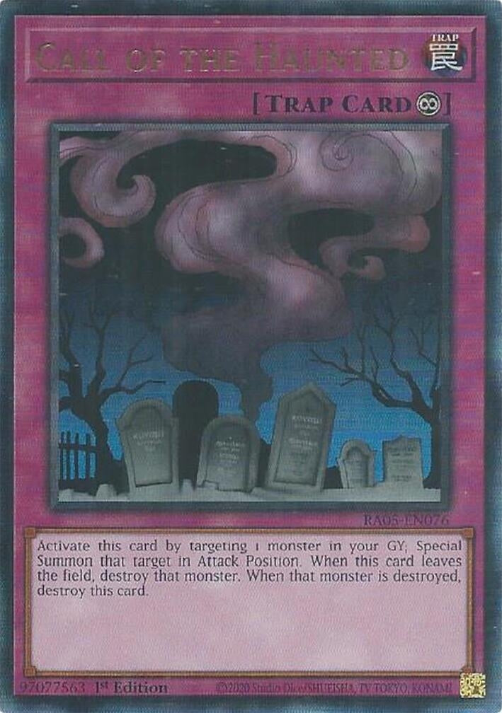 Call of the Haunted (Ultimate Rare) (RA05-EN076) (Rarity Collection 5)