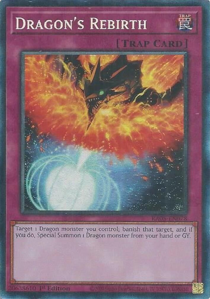 Dragon's Rebirth (Collector's Rare) (RA05-EN078) (Rarity Collection 5)