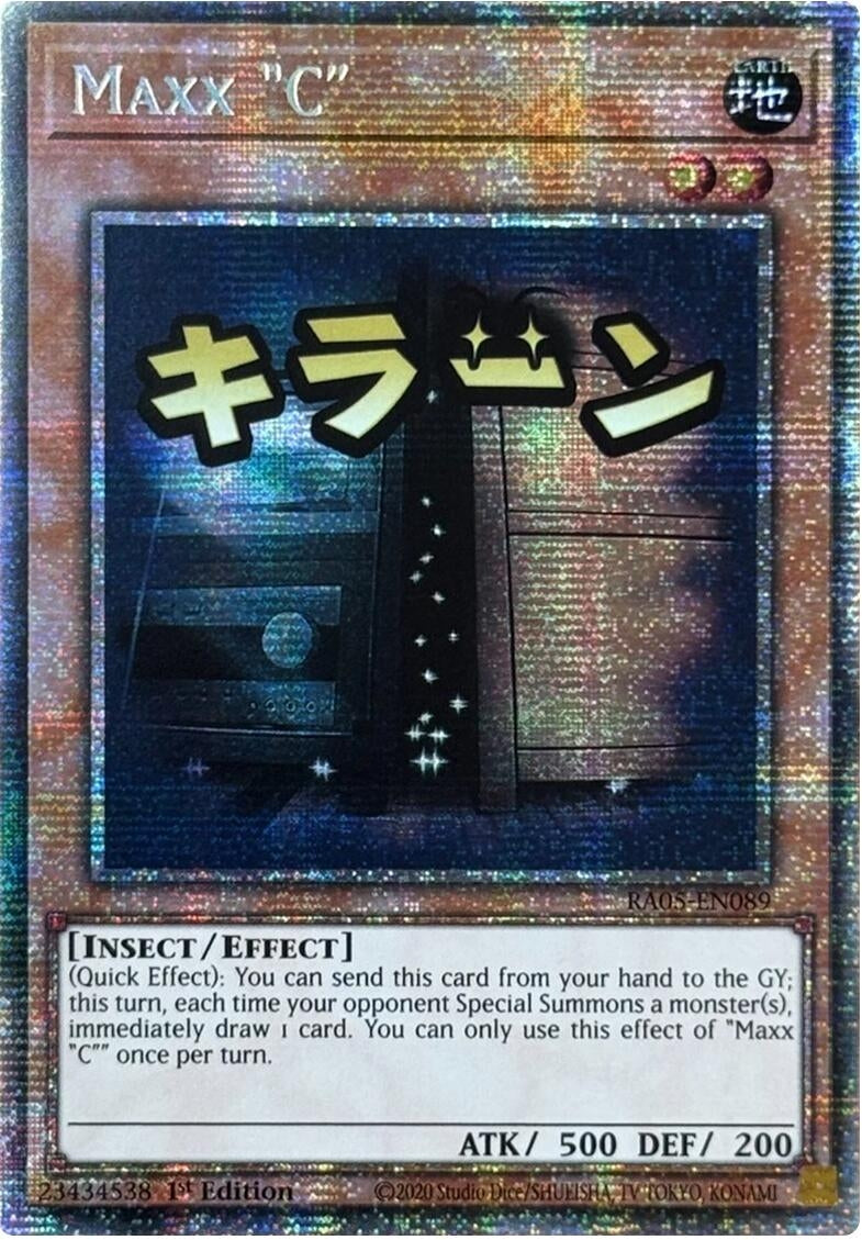 Maxx "C" (Starlight Rare) (RA05-EN089) (Rarity Collection 5)