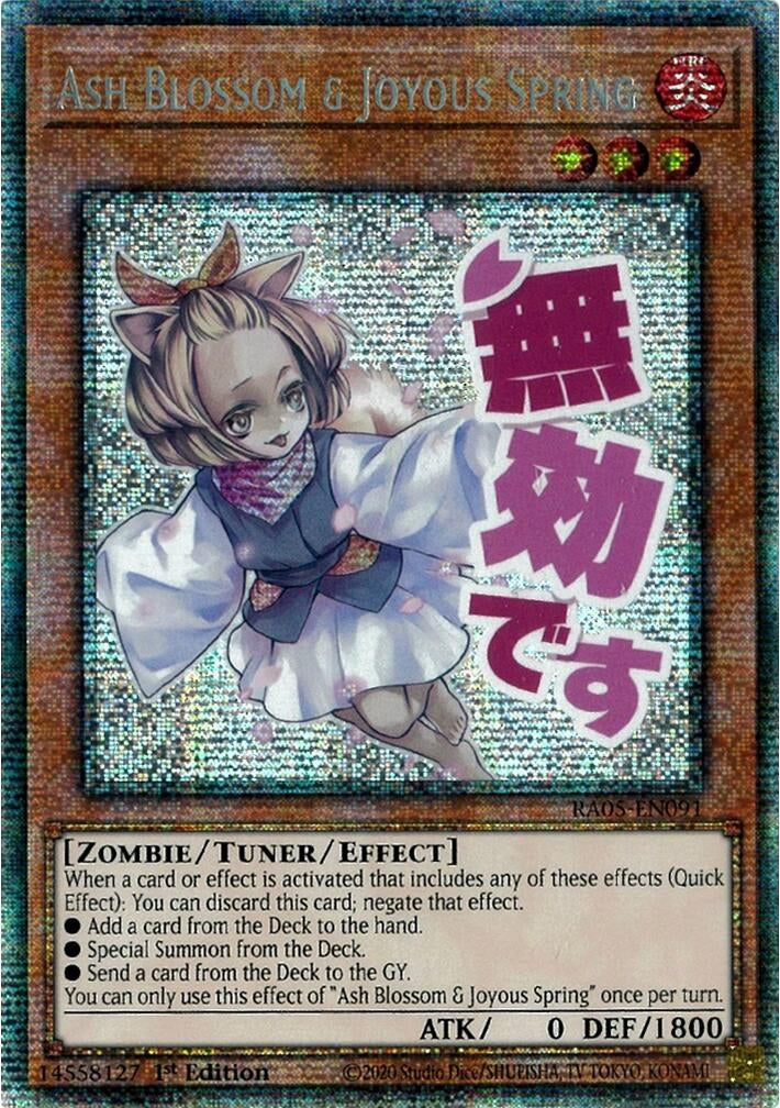 Ash Blossom & Joyous Spring (Starlight Rare) (RA05-EN091) (Rarity Collection 5)
