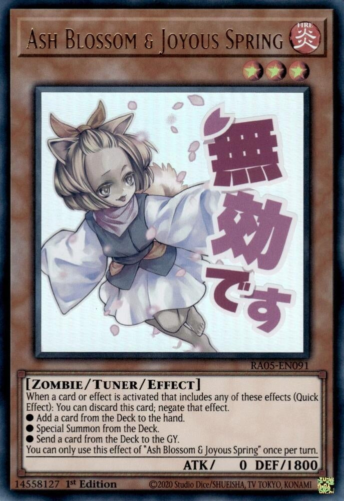 Ash Blossom & Joyous Spring (RA05-EN091) (Rarity Collection 5)