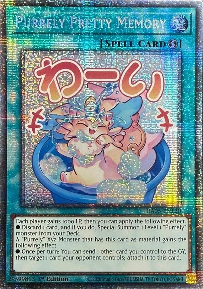 Purrely Pretty Memory (Starlight Rare) (RA05-EN120) (Rarity Collection 5)