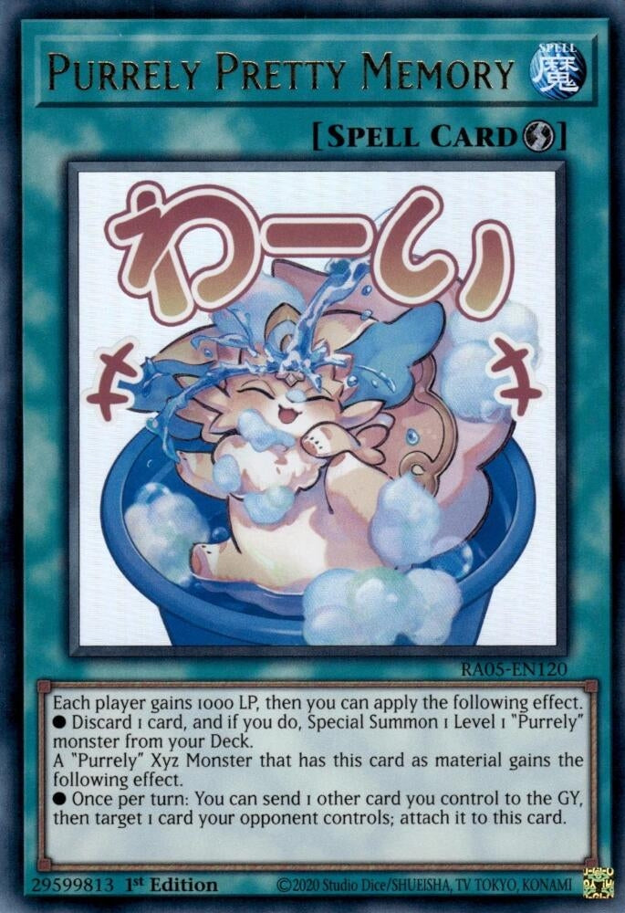 Purrely Pretty Memory (RA05-EN120) (Rarity Collection 5)