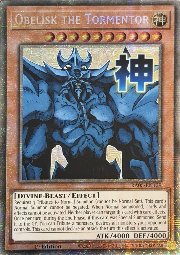 Obelisk the Tormentor (Starlight Rare) (RA05-EN129) (Rarity Collection 5)