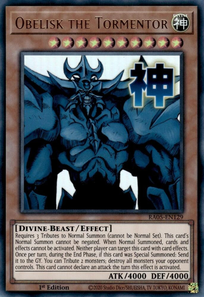 Obelisk the Tormentor (RA05-EN129) (Rarity Collection 5)