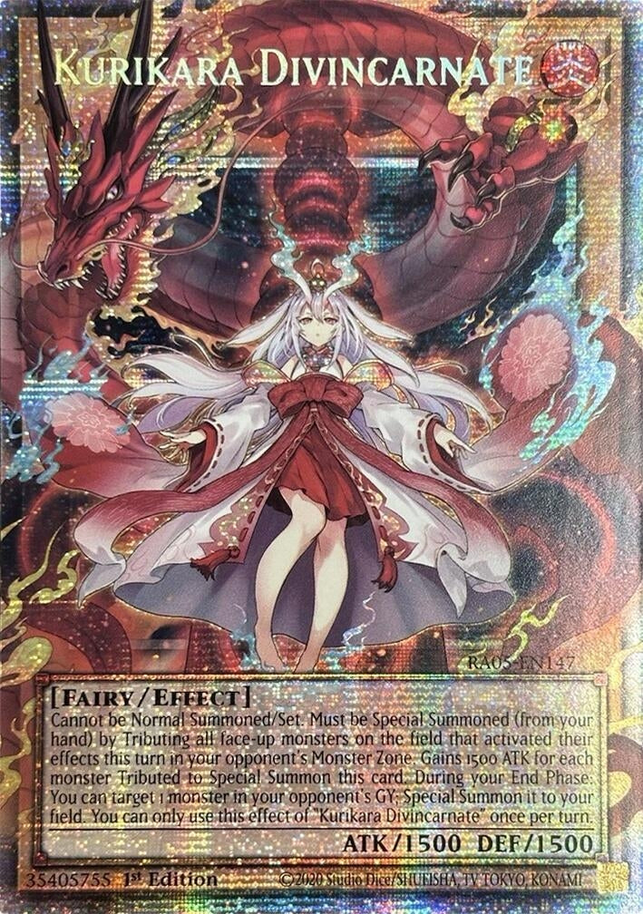 Kurikara Divincarnate (Starlight Rare) (RA05-EN147) (Rarity Collection 5)