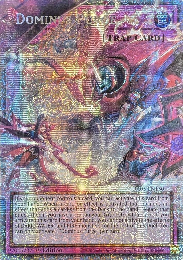 Dominus Purge (Starlight Rare) (Extended Art) (RA05-EN150) (Rarity Collection 5)