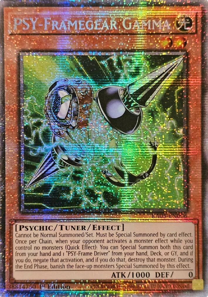 PSY-Framegear Gamma (Starlight Rare) (RA05-EN006) (Rarity Collection 5)