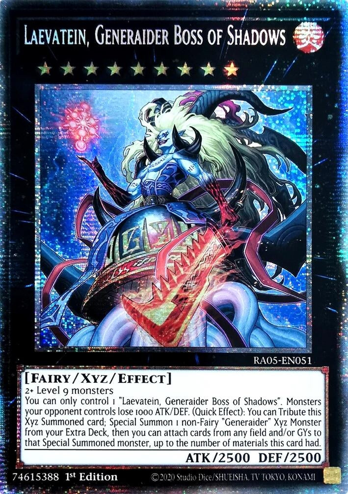 Laevatein, Generaider Boss of Shadows (Starlight Rare) (RA05-EN051) (Rarity Collection 5)