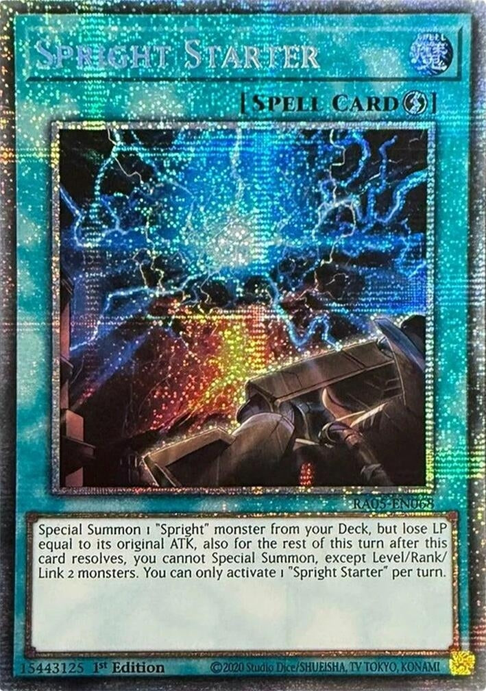 Image for Spright Starter (Starlight Rare) (RA05-EN068) (Rarity Collection 5) - YuGiOh