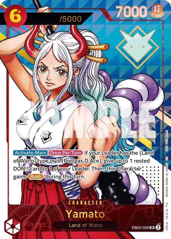 Yamato (Serial Numbered) (EB02-006) (One Piece Promotion Cards)