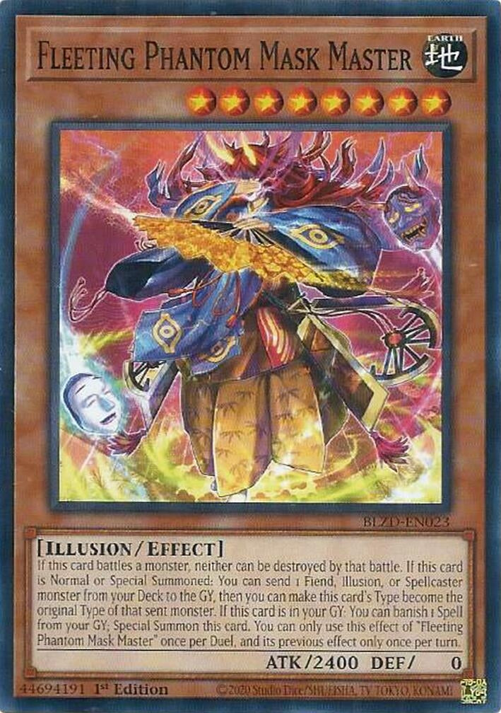 Image for Fleeting Phantom Mask Master (BLZD-EN023) (Blazing Dominion) - YuGiOh