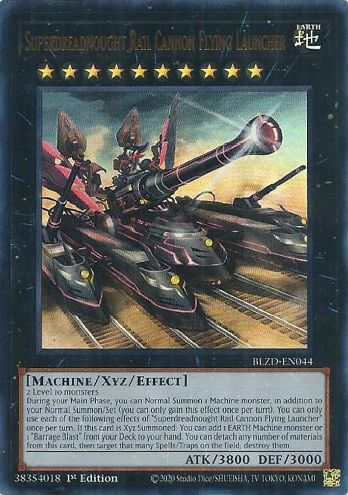 Image for Superdreadnought Rail Cannon Flying Launcher (BLZD-EN044) (Blazing Dominion) - YuGiOh