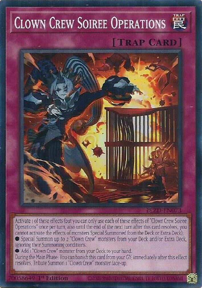 Image for Clown Crew Soiree Operations (BLZD-EN073) (Blazing Dominion) - YuGiOh