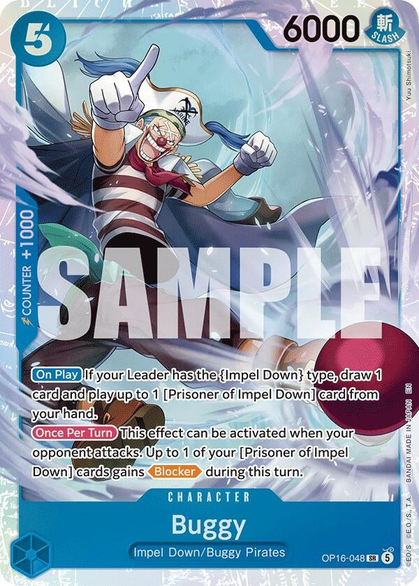 Image for Buggy (048) (OP16-048) (The Time of Battle) - One Piece Card Game