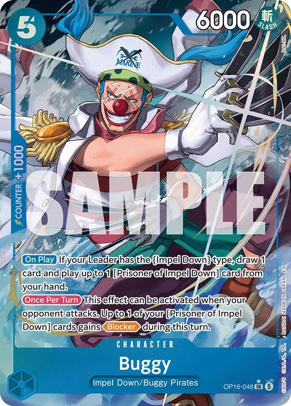 Image for Buggy (048) (Alternate Art) (OP16-048) (The Time of Battle) - One Piece Card Game