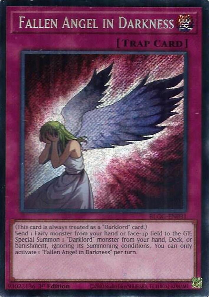 Image for Fallen Angel in Darkness (BLGG-EN031) (Battles of Legend: Glorious Gallery) - YuGiOh