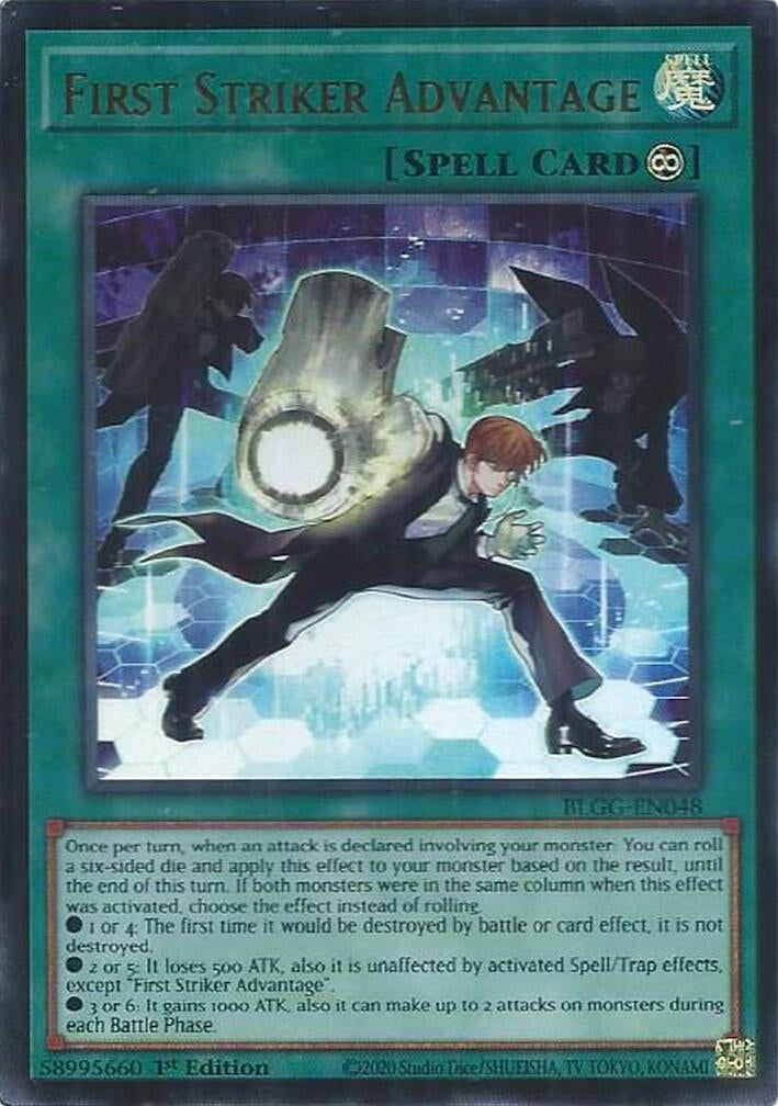 Image for First Striker Advantage (BLGG-EN048) (Battles of Legend: Glorious Gallery) - YuGiOh