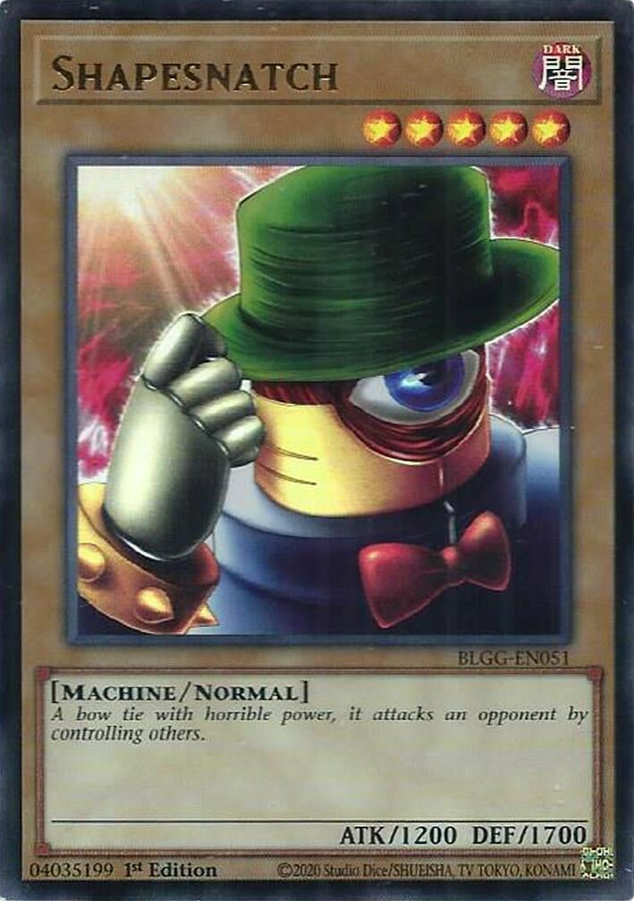 Image for Shapesnatch (BLGG-EN051) (Battles of Legend: Glorious Gallery) - YuGiOh