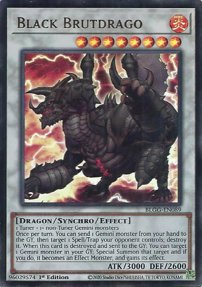Image for Black Brutdrago (BLGG-EN089) (Battles of Legend: Glorious Gallery) - YuGiOh