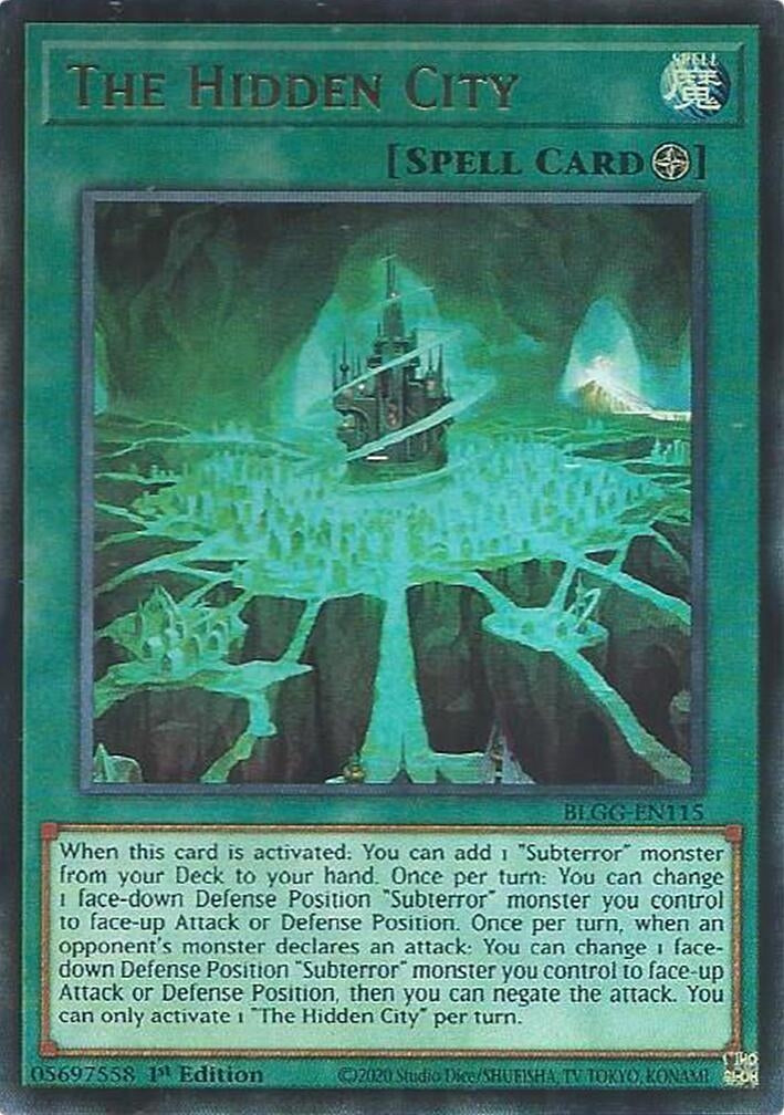 Image for The Hidden City (BLGG-EN115) (Battles of Legend: Glorious Gallery) - YuGiOh
