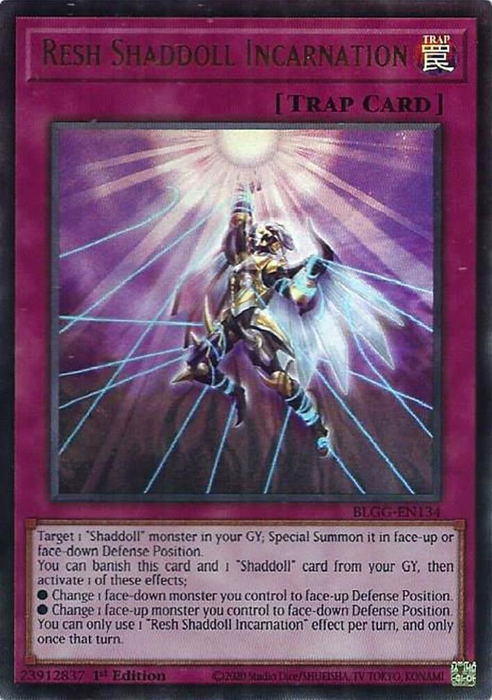 Image for Resh Shaddoll Incarnation (BLGG-EN134) (Battles of Legend: Glorious Gallery) - YuGiOh