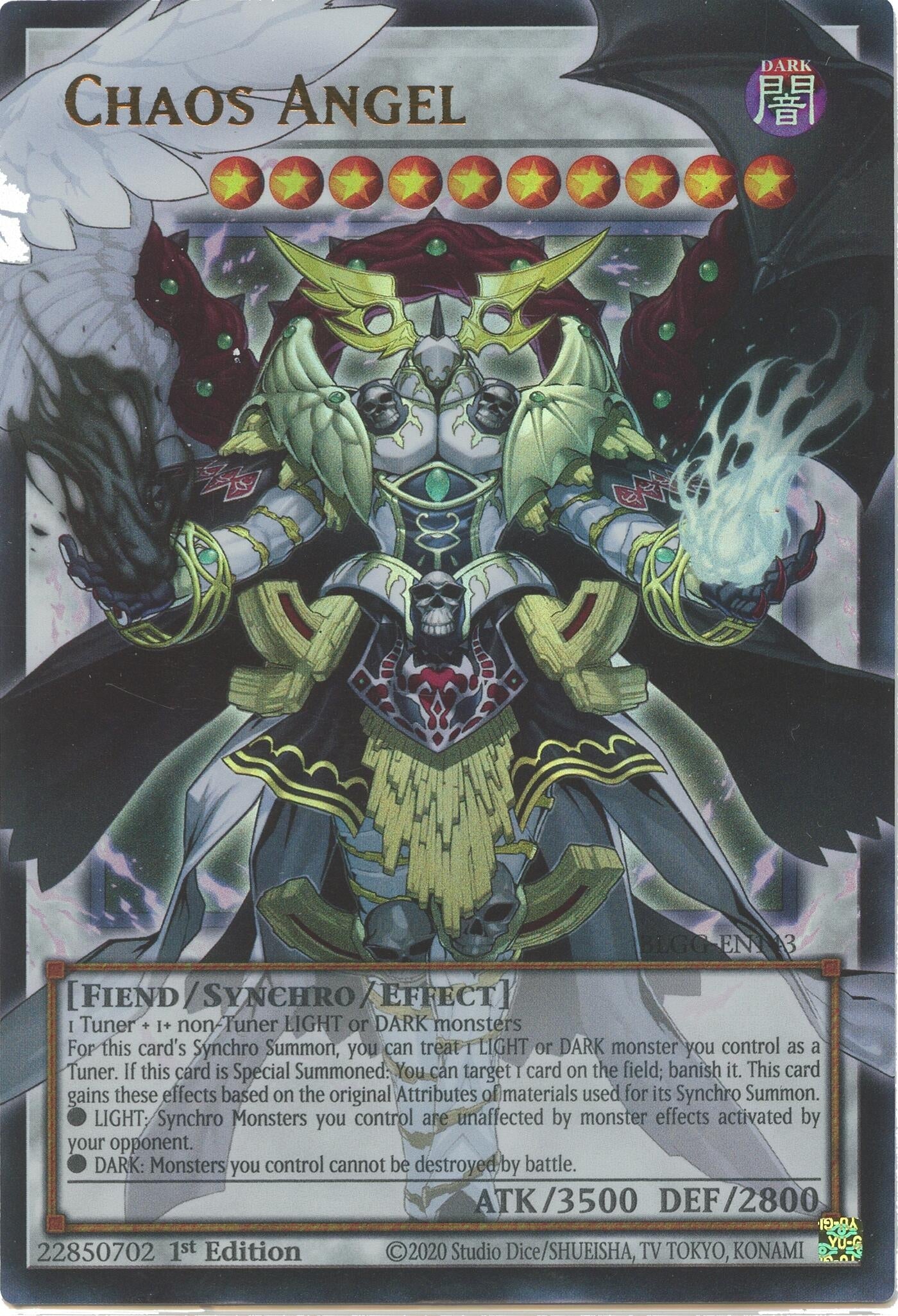 Image for Chaos Angel (BLGG-EN143) (Battles of Legend: Glorious Gallery) - YuGiOh