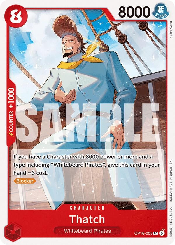 Image for Thatch (OP16-005) (The Time of Battle) - One Piece Card Game
